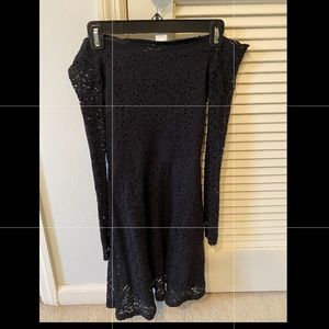 WORN ONCE: black mini dress